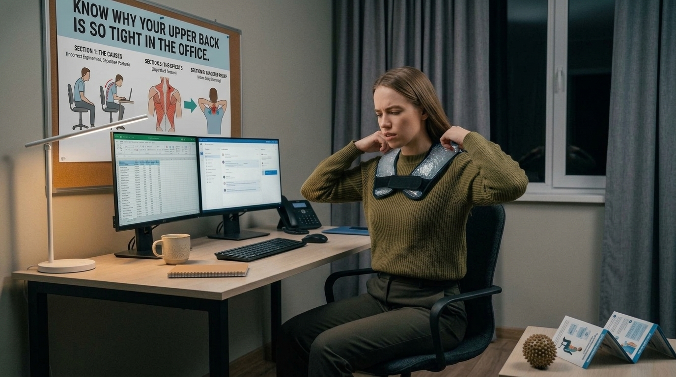 Know Why Your Upper Back is so Tight In The Office.