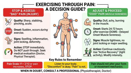 Should I Exercise Through Pain!?