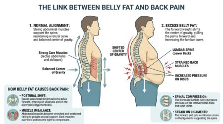 How Belly Fat May Be Causing Your Back Pain.